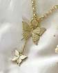  Collar Dúo de Mariposas Circones Gold - Miniatura 5