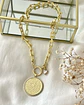 Collar Medallón Padre Nuestro Español Circones Gold - Miniatura 2