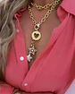 Collar XL Estrellas Corazón Multidije Gold - Miniatura 3