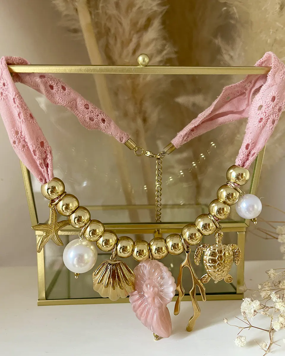 Collar Multidije Coral Ocean Vibes  2