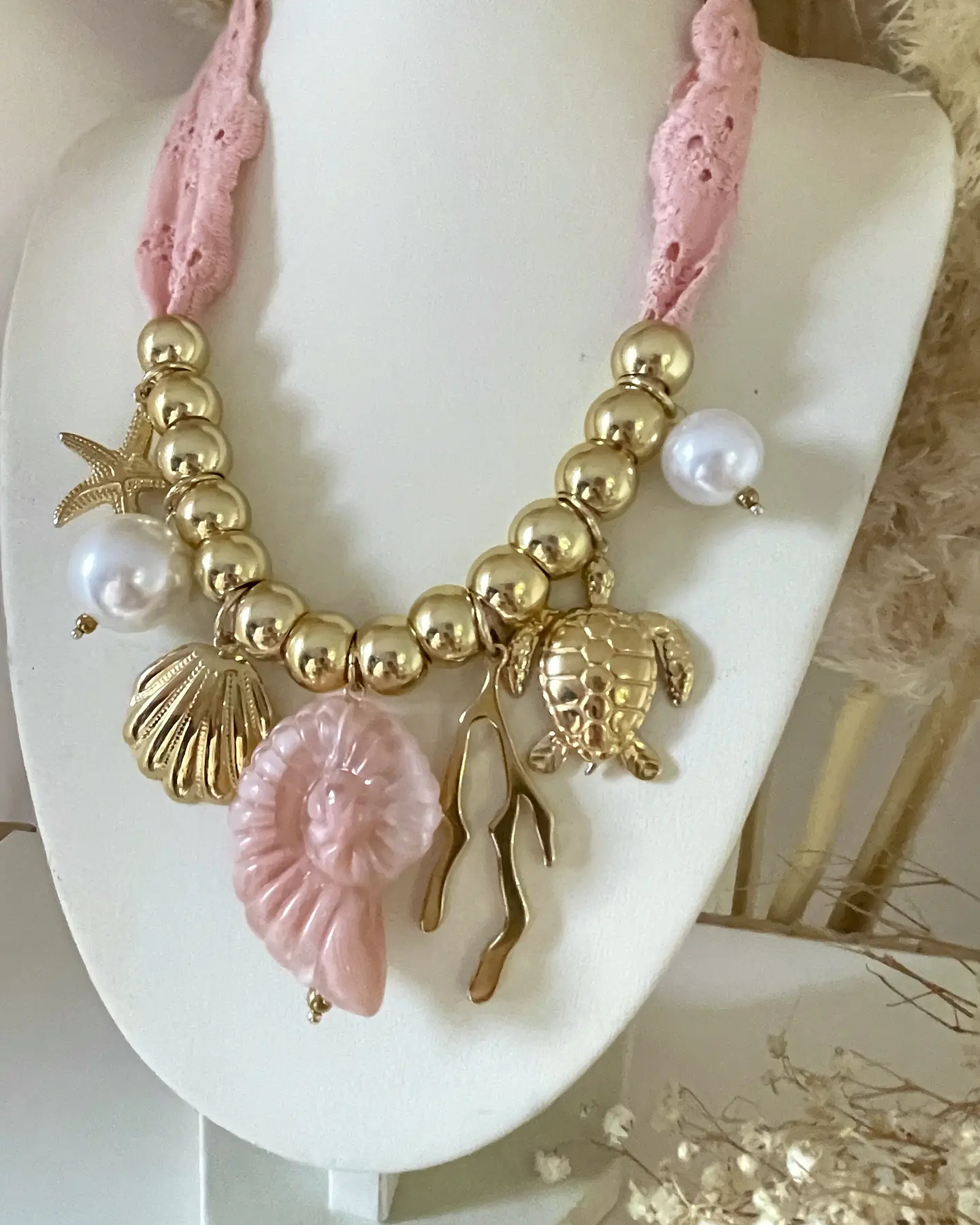 Collar Multidije Coral Ocean Vibes  4