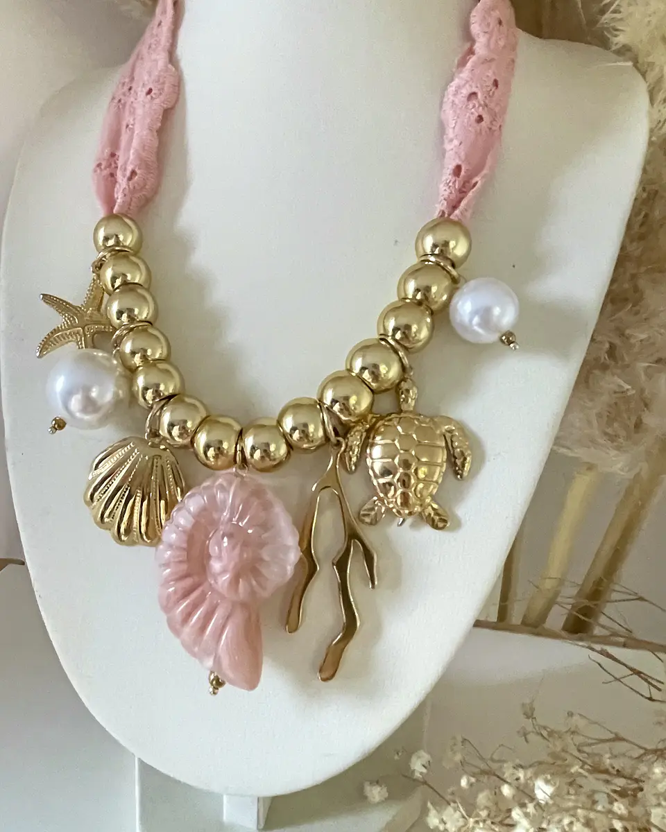 Collar Multidije Coral Ocean Vibes  4