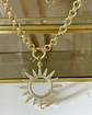 Collar Sol Silueta Circones Gold - Miniatura 5