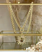Collar Sol Silueta Circones Gold - Miniatura 2