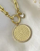 Collar Medallón Padre Nuestro Español Circones Gold - Miniatura 3