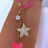 Collar Corazón Estrella Pink Summer Multidije Gold