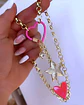 Collar Corazón Estrella Pink Summer Multidije Gold - Miniatura 2
