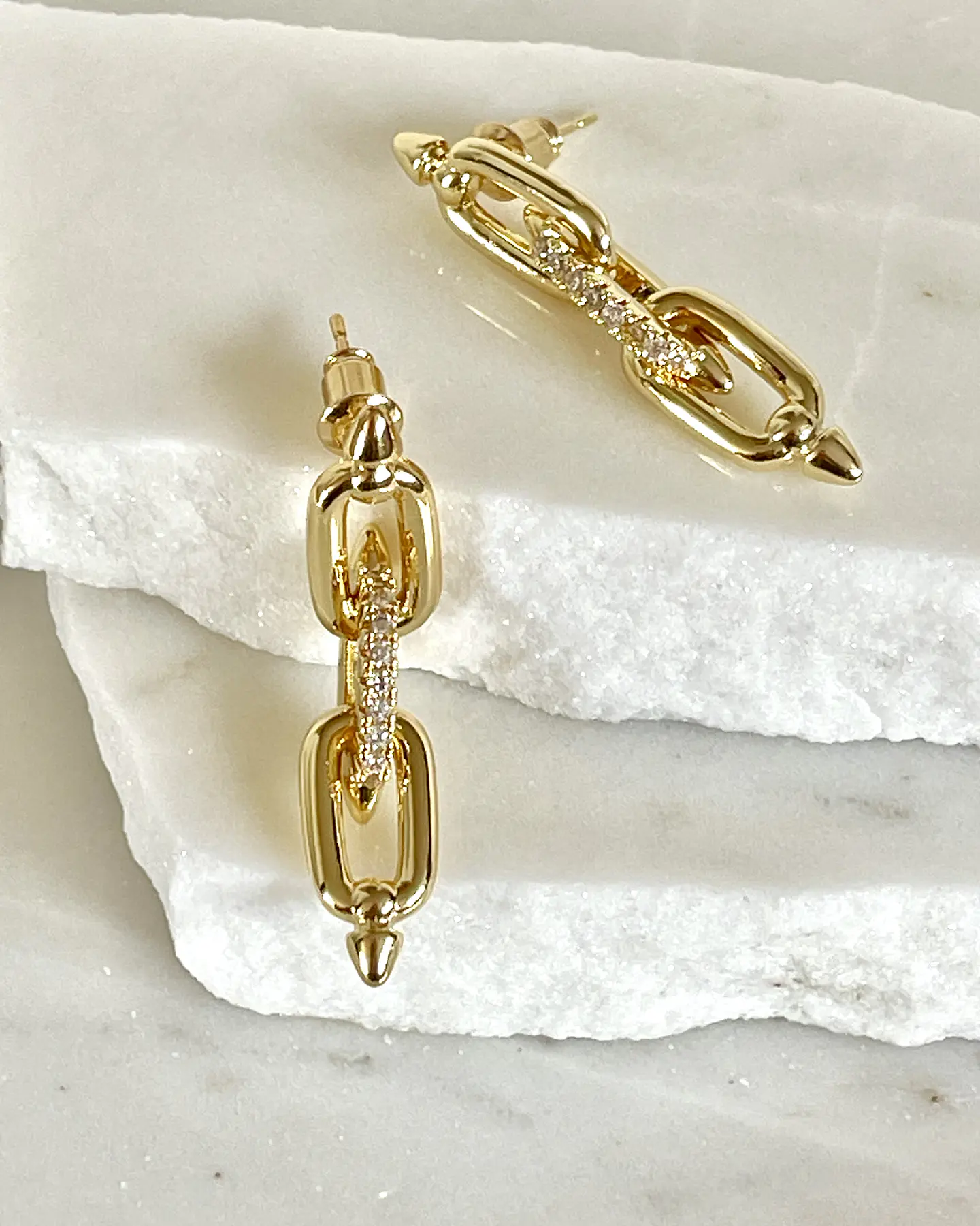 Aros Tiffany Slim Circones Gold 2
