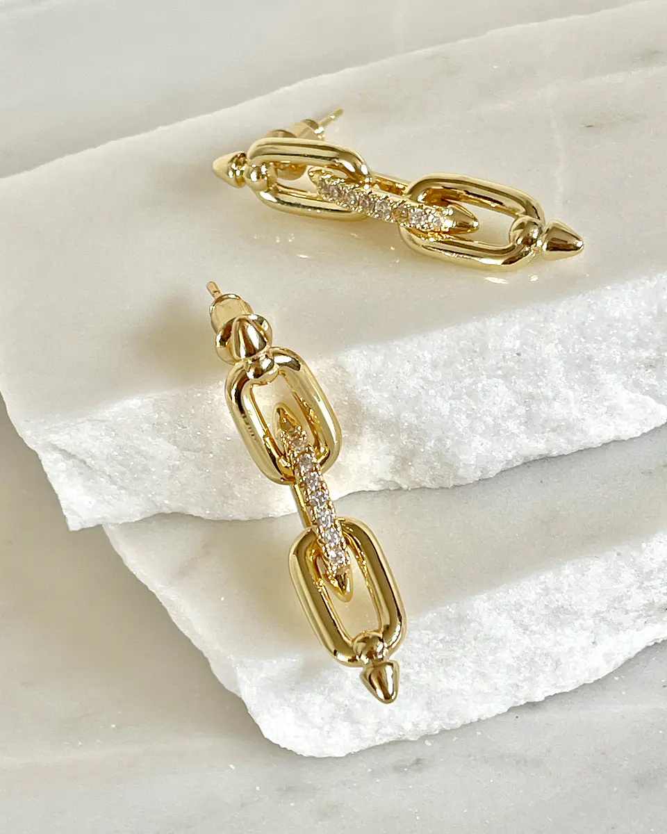 Aros Tiffany Slim Circones Gold 1