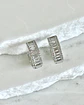 Aros argollas Cristales Silver  - Miniatura 4