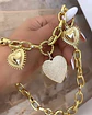 Collar Trío de Corazones Detente Maxi Eslabones Gold - Miniatura 6