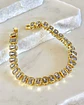  Pulsera Cintillo Cristales Gold  - Miniatura 2