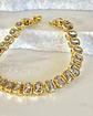  Pulsera Cintillo Cristales Gold  - Miniatura 4