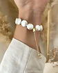 Pulsera Perlas Aplanadas Gold  - Miniatura 2