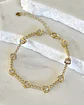 Pulsera Cintillo de Corazones Cristales Gold  - Miniatura 4