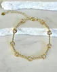 Pulsera Cintillo de Corazones Cristales Gold  - Miniatura 5