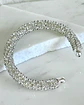 Pulsera Brazalete Cristales Silver - Miniatura 1