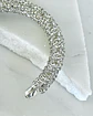 Pulsera Brazalete Cristales Silver - Miniatura 2