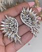 Aros Maxi Alas Cristal Silver - Miniatura 5