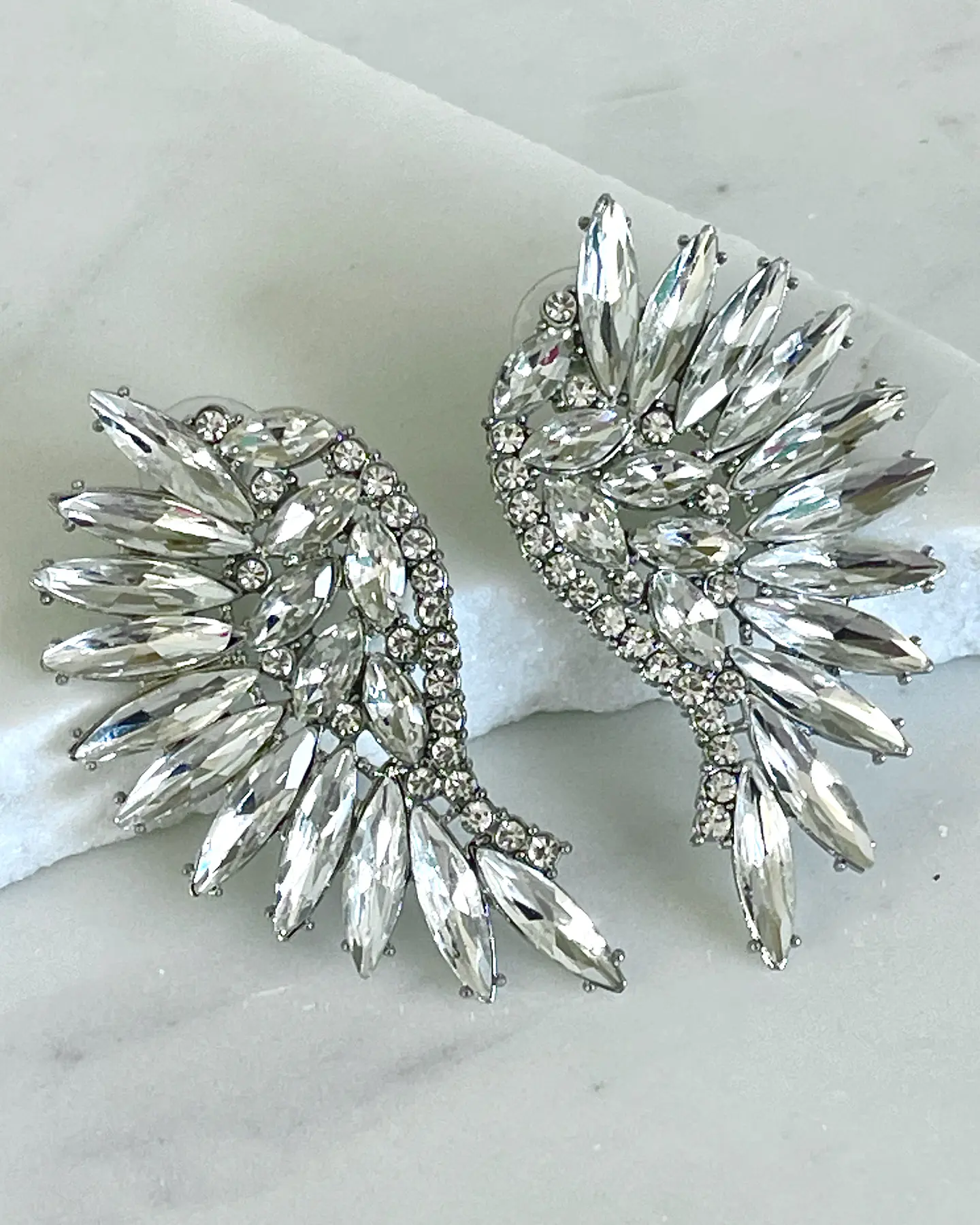 Aros Maxi Alas Cristal Silver 6