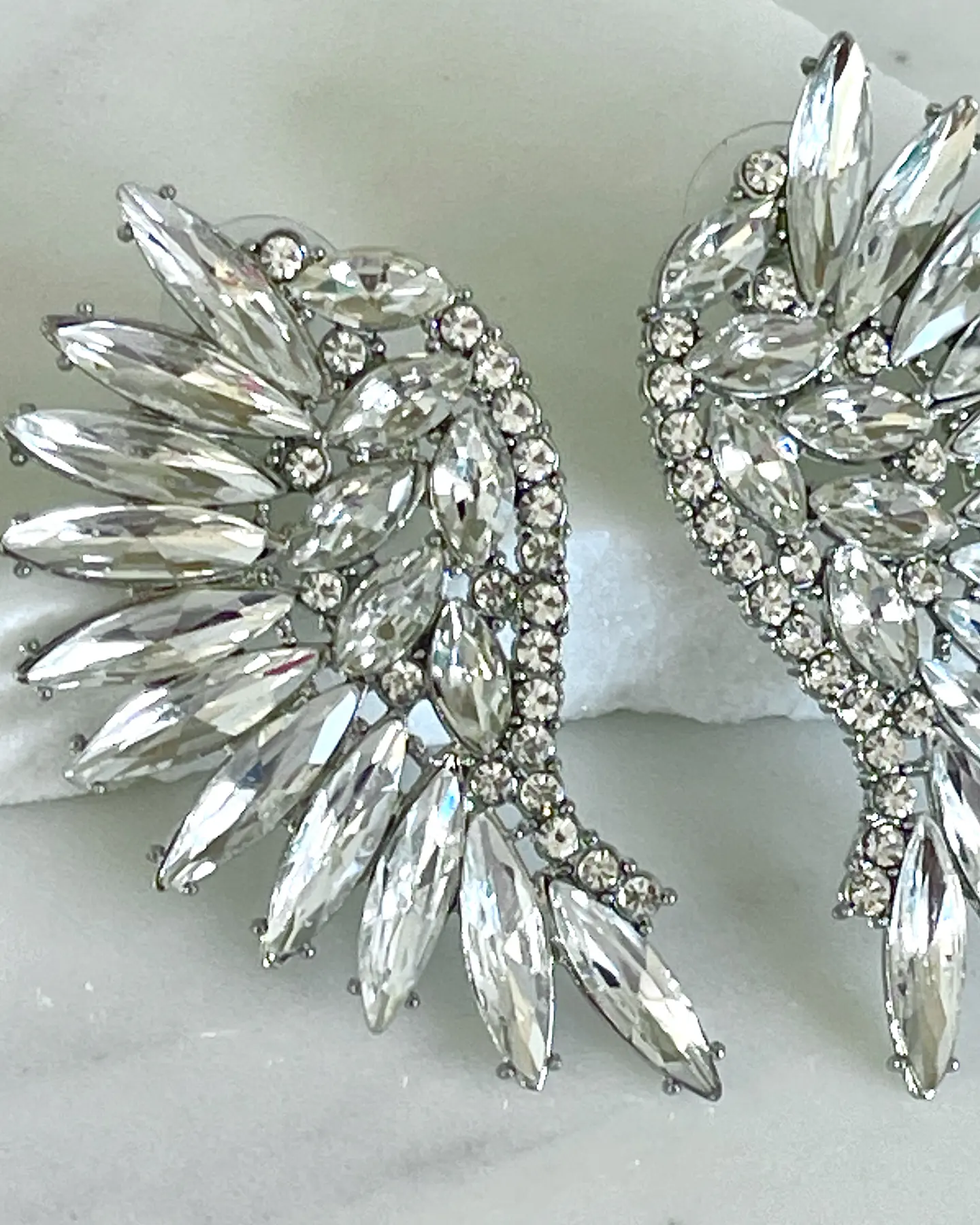 Aros Maxi Alas Cristal Silver 3