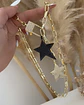 Collar Dúo Estrellas Black y Gold Circones broche Luxury candado  - Miniatura 4