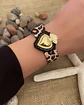 Pulsera Tejida Corazón detente Print Gold  - Miniatura 3