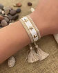 Pulsera Tejida Estrellas Gold - Miniatura 1