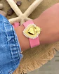 Pulsera Tejida Corazón detente Rosa Gold  - Miniatura 5