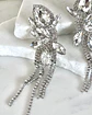 Maxi Aros  Borboleta Strass Silver - Miniatura 3