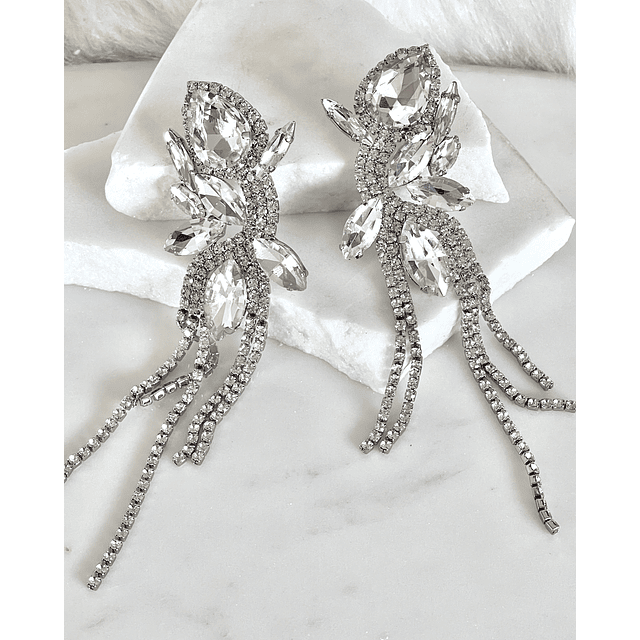 Maxi Aros  Borboleta Strass Silver