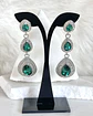 Aros Cascada Esmeralda Silver - Miniatura 4