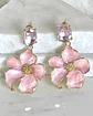 Aros Flor Palo Rosa Gold - Miniatura 3