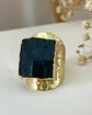 Anillo Maxi Turmalina Negra Gold - Miniatura 5