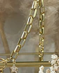 Collar Maxi Cruz Gold y Turmalina Negra Eslabones rectangulares gold  - Miniatura 6
