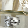 Anillo Nápoles Acanalado Circones Silver