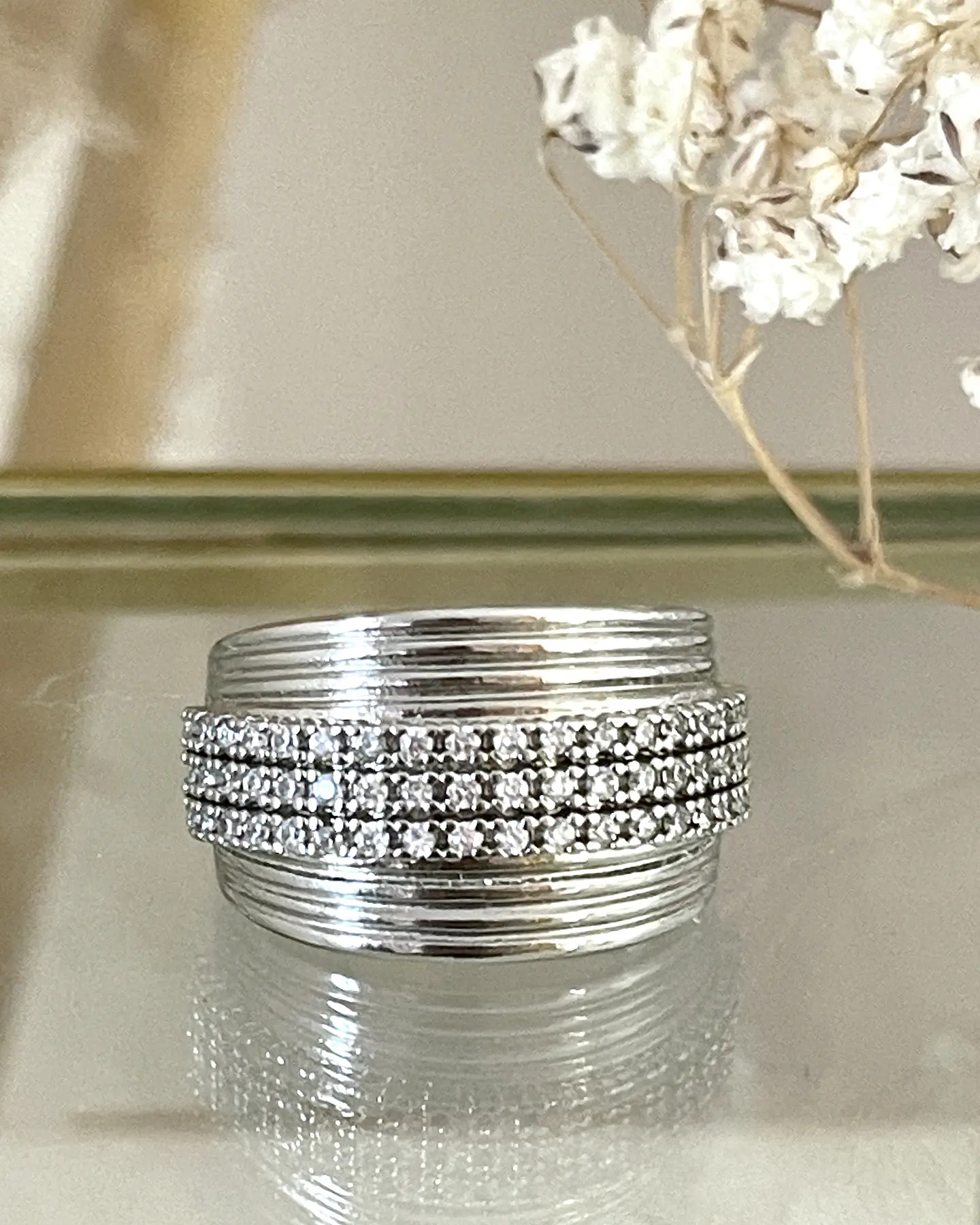 Anillo Nápoles Acanalado Circones Silver 1