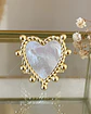 Anillo Corazón Nácar Martillado Gold - Miniatura 1