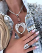 Collar Maxi Alas Punto luz Estrellita Silver - Miniatura 1