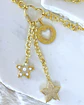 Collar XL Mix corazones y estrellas  Gold  - Miniatura 7