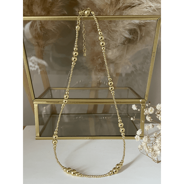 Collar Balines mixtos Gold
