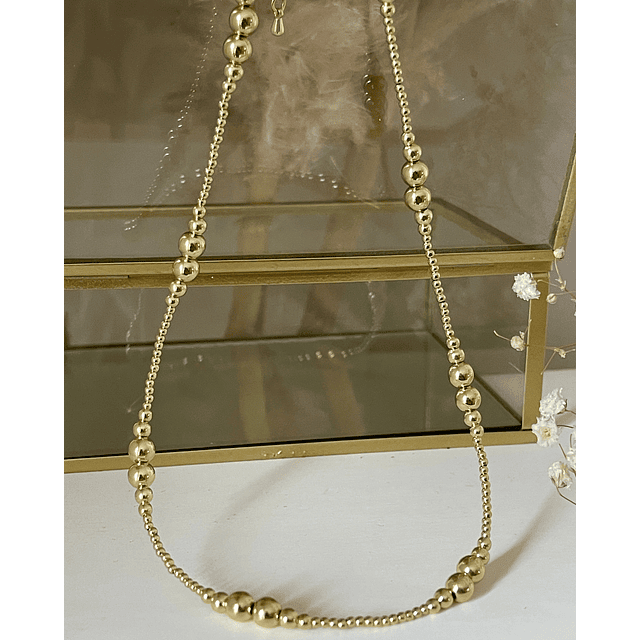 Collar Balines mixtos Gold