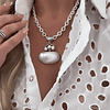 Collar Maxi dije Perlas Nácar Silver