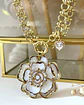 Collar Maxi Camelia eslabones mixtos punto luz Gold - Miniatura 5