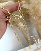 Collar Sol Circones Punto de luz Gold - Miniatura 8