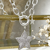 Collar Estrella Circones Micropavé Silver