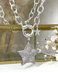 Collar Estrella Circones Micropavé Silver - Miniatura 3