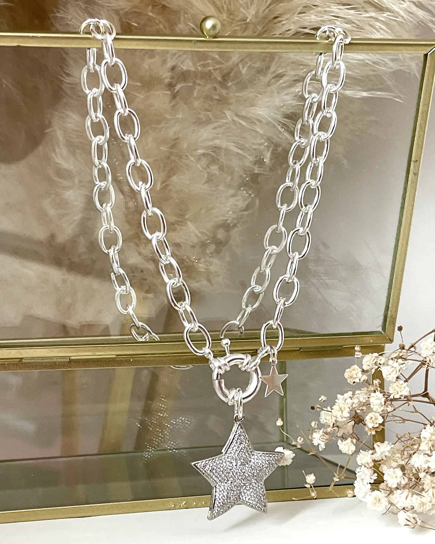 Collar Estrella Circones Micropavé Silver 5