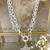 Collar Estrella Circones Micropavé Silver