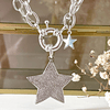 Collar Estrella Circones Micropavé Silver